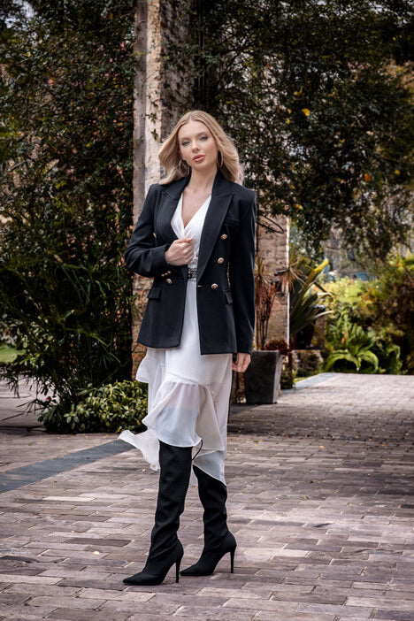Blazer Feminino Casaquinho Alfaiataria