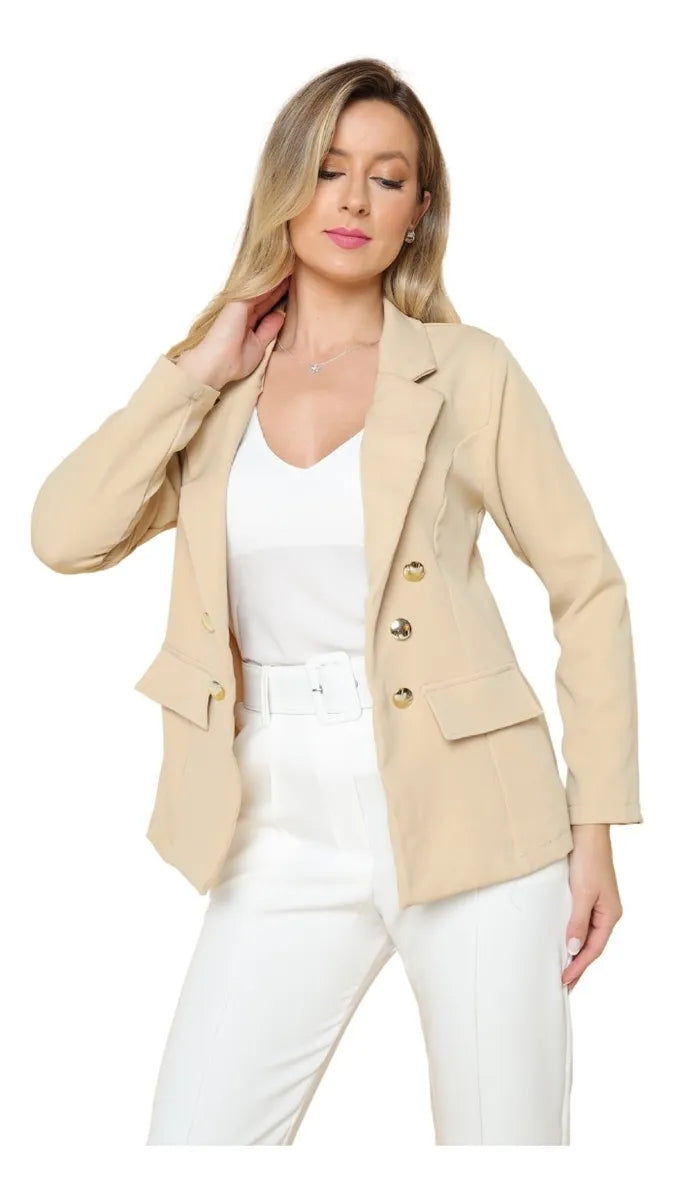 Blazer Feminino Casaquinho Alfaiataria