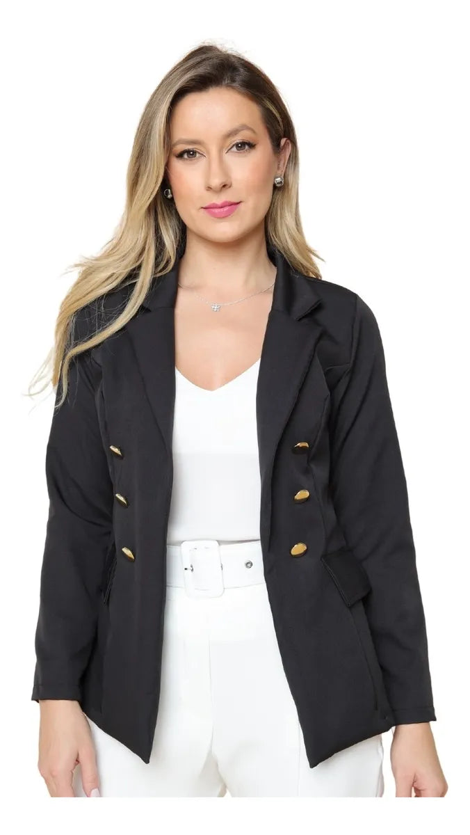 Blazer Feminino Casaquinho Alfaiataria